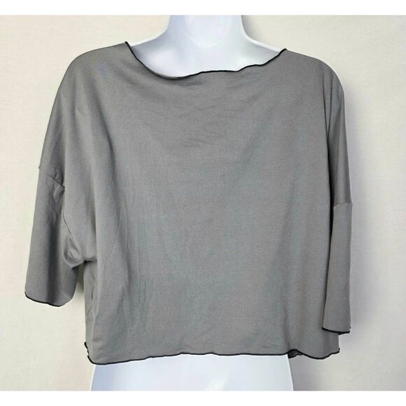 Absolutely Famous Floral Keyhole Tunic Top M - Picture 3 of 5